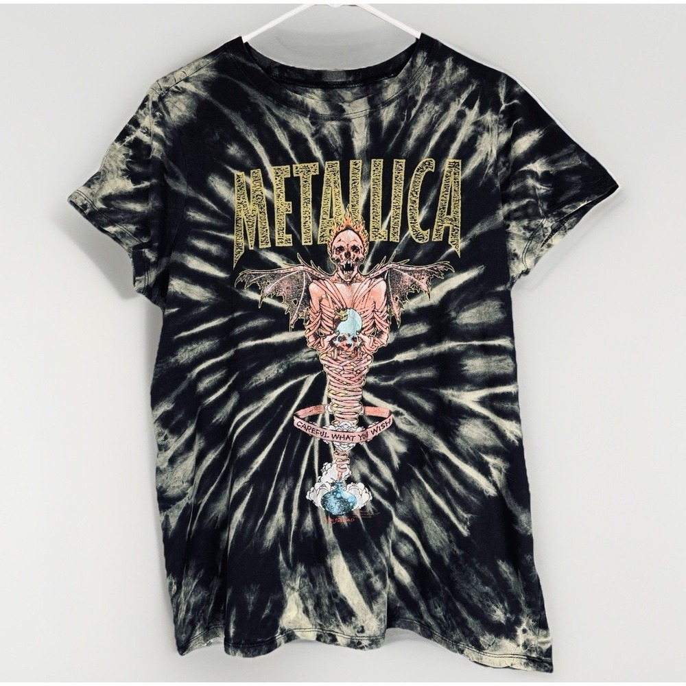 METALLICA Tie Dye Crew T-Shirt Short Sleeve Tee Size 2X Heavy Grunge 90s Torrid